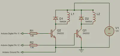 Schematics of the switching circuit
